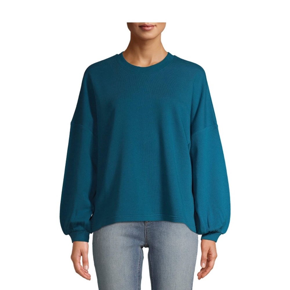 Time and Tru balloon sleeve sweatshirt